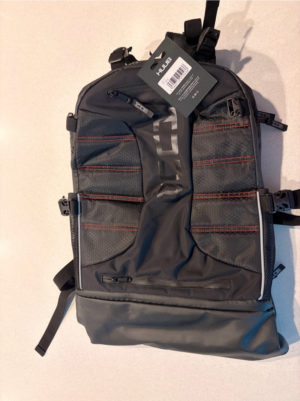 Black Triathlon Backpack
